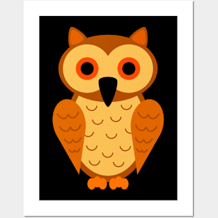 Cute Owl gift T-Shirt Posters and Art